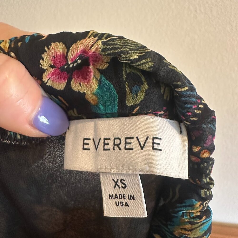 Evereve Floral Maxi Skirt and One Shoulder Set XS - Picture 4 of 5